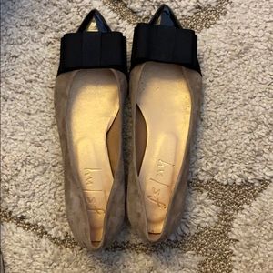 Fs/ny French Sole bow ballet flats